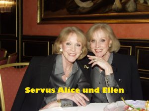 Alice und Ellen Kessler Abschied