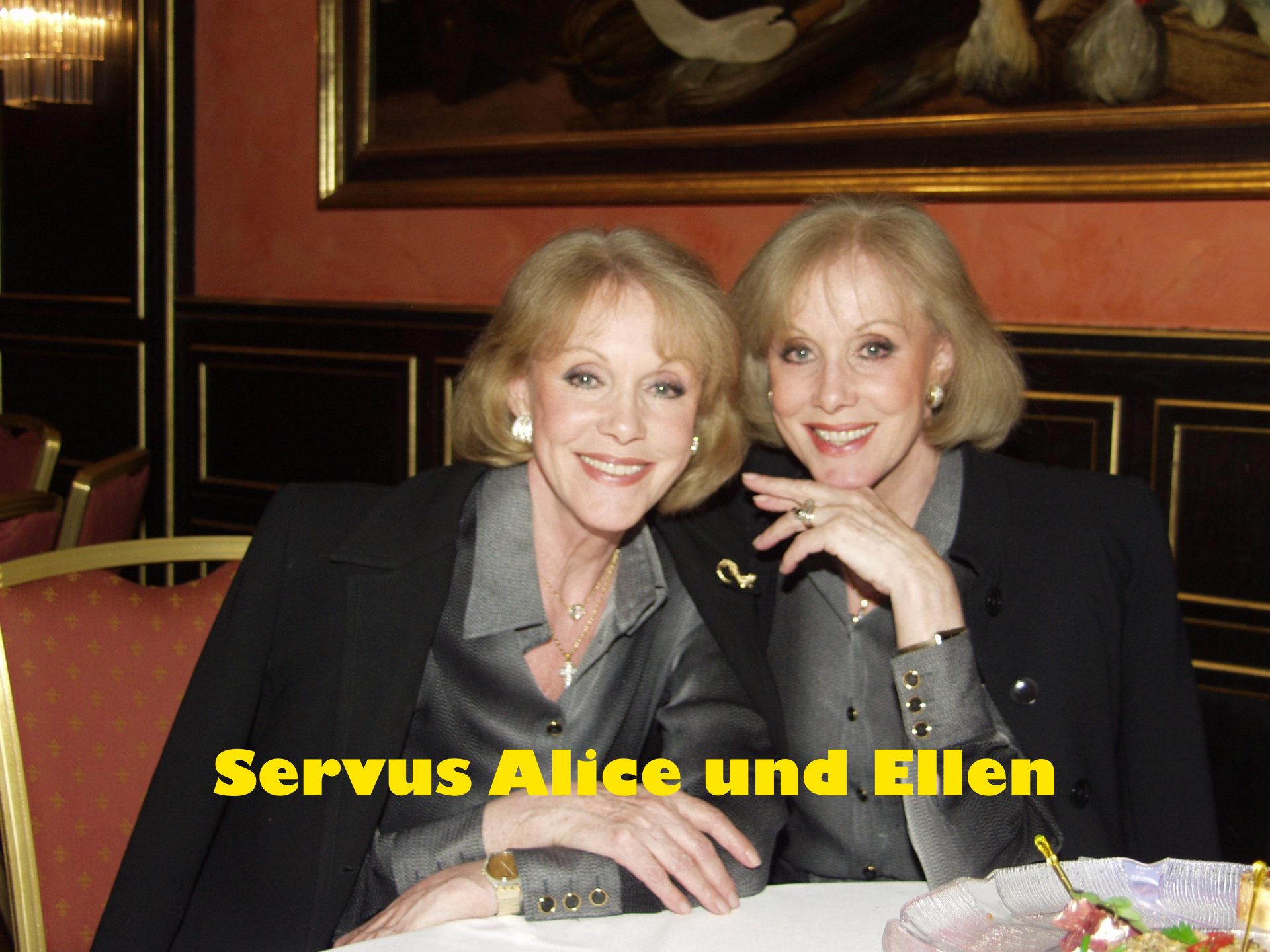 Alice und Ellen Kessler Abschied