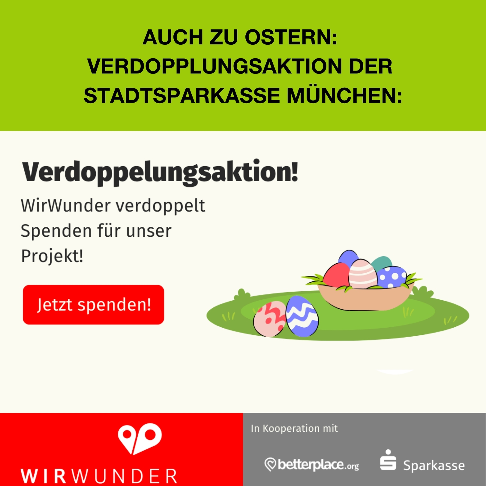 Betterplace Wir Wunder Spendenaktion für das Künstlersozialwerk