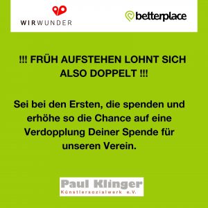 Früh aufstehen für das Künstlersozialwerk