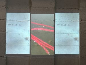 wo bist du?, Videoinstallation