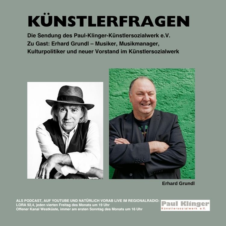 Künstlerfragen im Oktober 2026 mit Erhard Grundl
